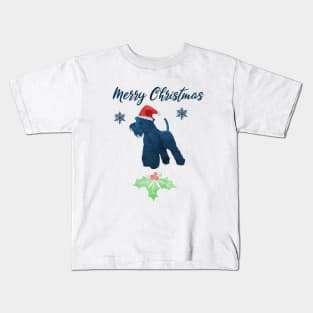 Christmas Schnauzer Kids T-Shirt